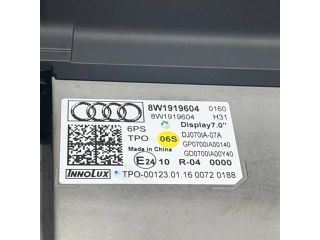 bontott AUDI A4 B9 Navigációs Fejegység