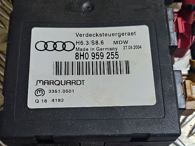 bontott AUDI A4 CABRIO Komfort Elektronika