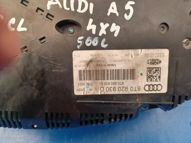 bontott AUDI A5 Kilométeróra