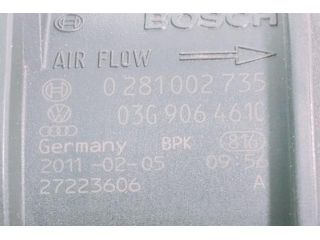 bontott AUDI A5 Légtömegmérő