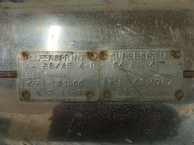 bontott AUDI A5 Hátsó Kipufogó Dob