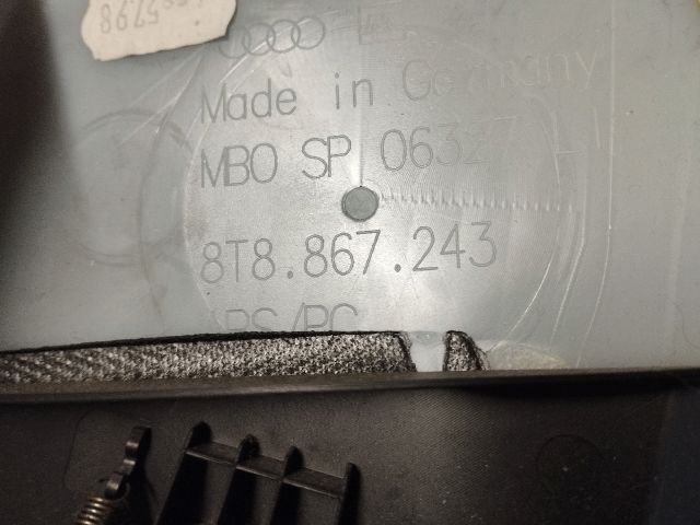 bontott AUDI A5 Bal B Oszlop Burkolat