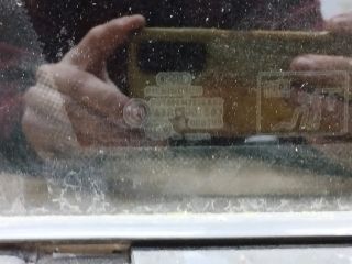 bontott AUDI A5 Bal C Oszlop Oldalablak Üveg