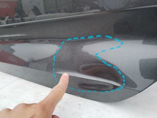 bontott AUDI A5 Bal első Ajtó (Üres lemez)