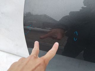 bontott AUDI A5 Bal első Ajtó (Üres lemez)