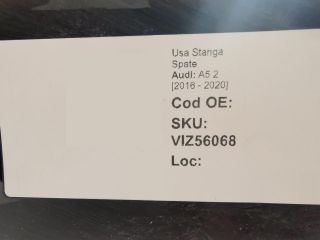 bontott AUDI A5 Bal hátsó Ajtó (Üres lemez)