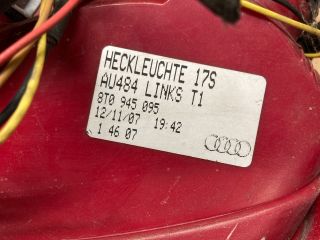 bontott AUDI A5 Bal Külső Hátsó Lámpa