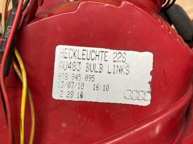 bontott AUDI A5 Bal Külső Hátsó Lámpa