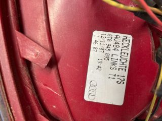 bontott AUDI A5 Bal Külső Hátsó Lámpa