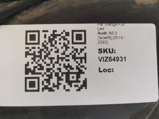 bontott AUDI A5 Bal Ledes Fényszóró