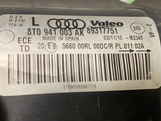 bontott AUDI A5 Bal Xenon Fényszóró