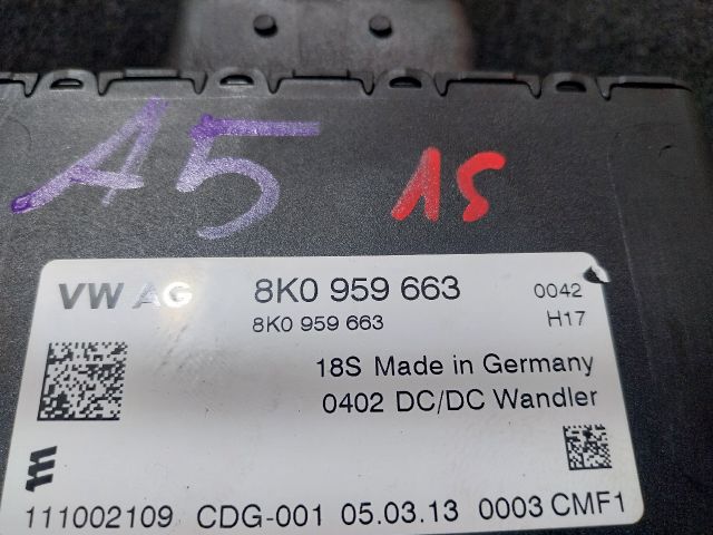 bontott AUDI A5 Feszültségszabályzó