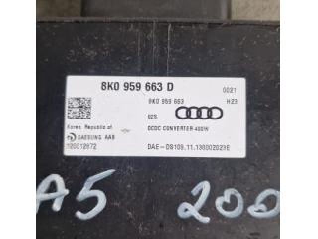 bontott AUDI A5 Feszültségszabályzó