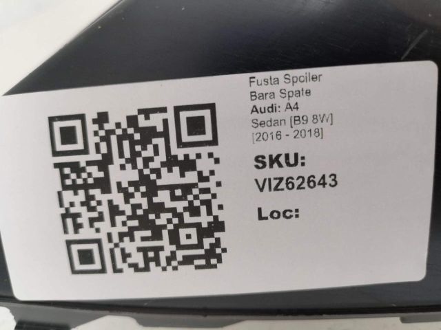 bontott AUDI A5 Hátsó Lökhárító Alsó (Műanyag)