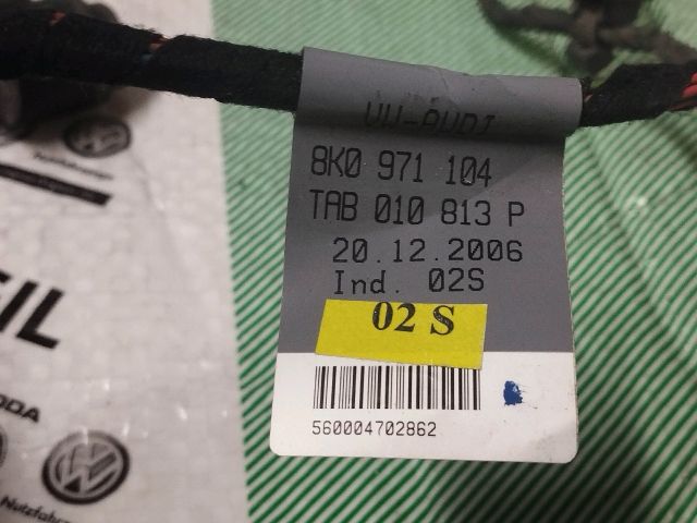 bontott AUDI A5 Hátsó Tolatóradar Kábelköteg