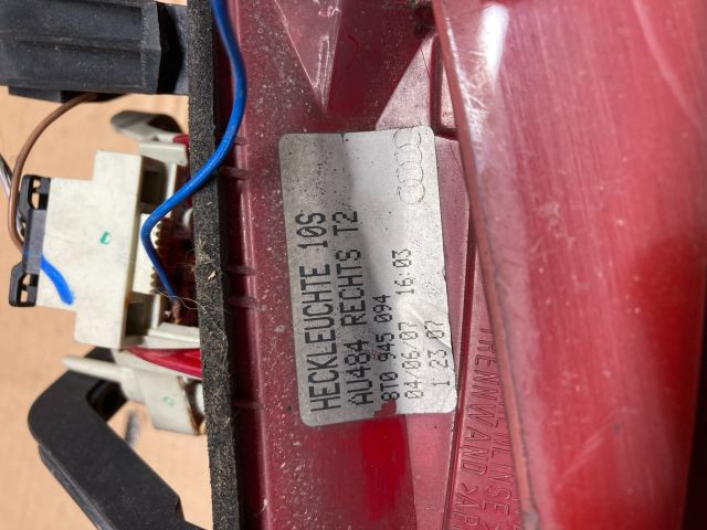 bontott AUDI A5 Jobb Belső Hátsó Lámpa