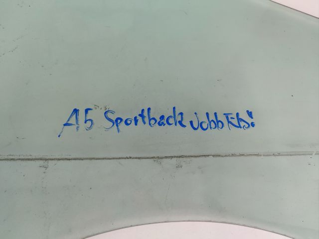 bontott AUDI A5 Jobb első Ablak