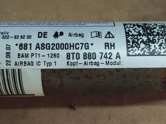 bontott AUDI A5 Jobb első Függöny Légzsák