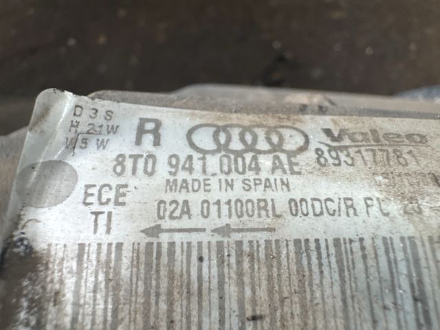 bontott AUDI A5 Jobb Fényszóró