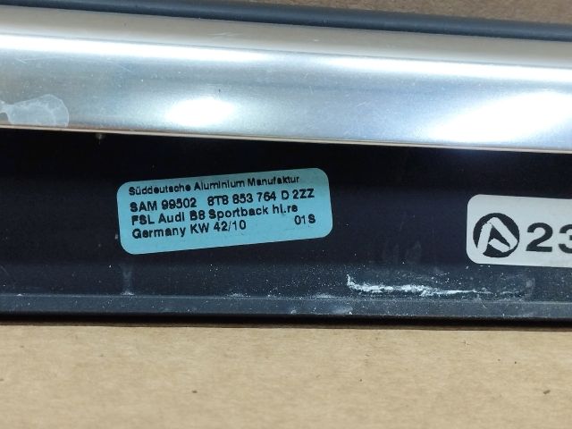 bontott AUDI A5 Jobb hátsó Ablak Díszléc