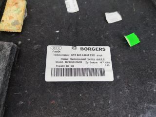 bontott AUDI A5 Jobb hátsó Csomagtér Burkolat (Műanyag)