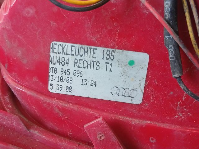 bontott AUDI A5 Jobb Hátsó Lámpa