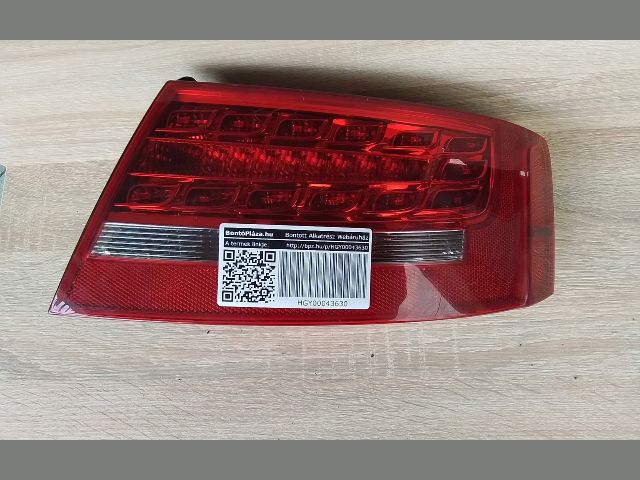 bontott AUDI A5 Jobb Hátsó Lámpa