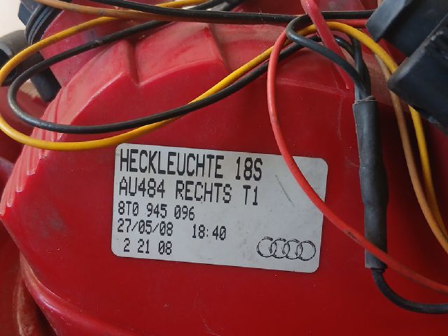 bontott AUDI A5 Jobb Hátsó Lámpa