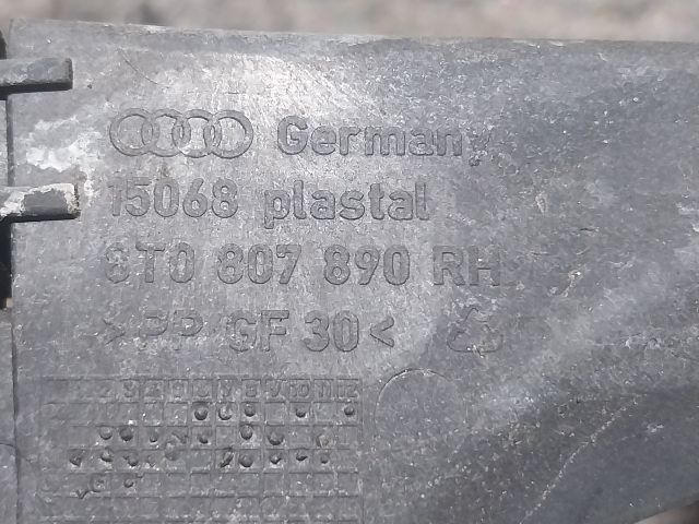 bontott AUDI A5 Jobb hátsó Oldal Lökhárító Tartó (Műanyag)