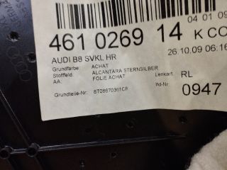 bontott AUDI A5 Jobb Oldalkárpit (2-3 ajtóshoz hátra)