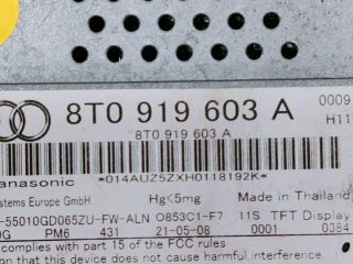 bontott AUDI A5 Multifunkciós Kijelző