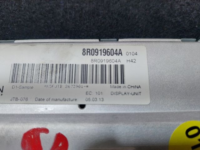 bontott AUDI A5 Multifunkciós Kijelző