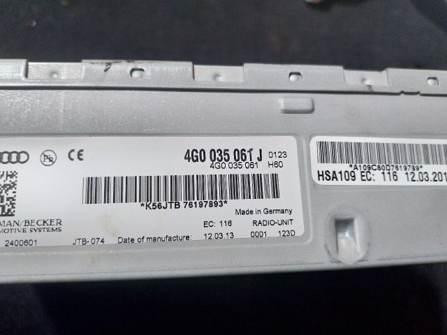 bontott AUDI A5 Rádió / CD