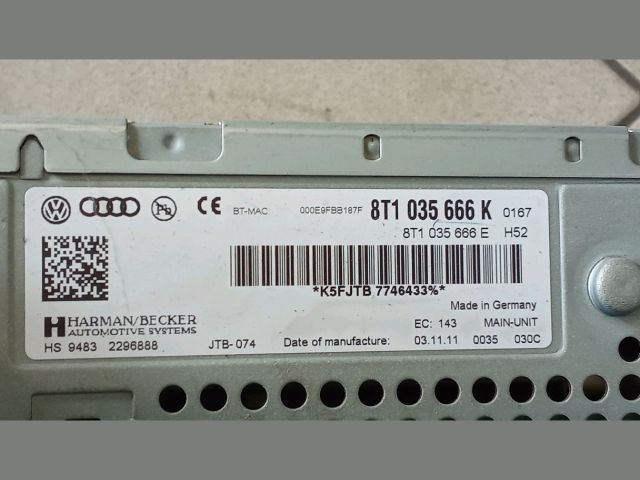 bontott AUDI A5 Rádió / CD