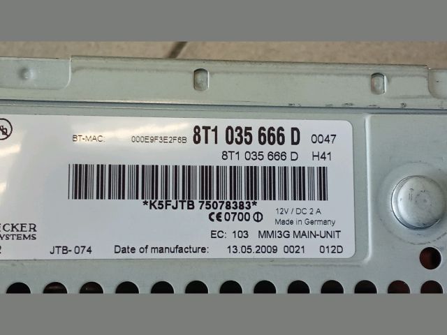 bontott AUDI A5 Rádió / CD