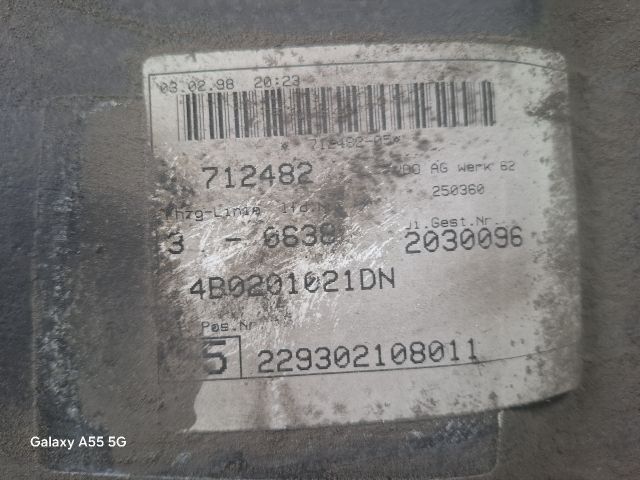 bontott AUDI A6 C5 Tank