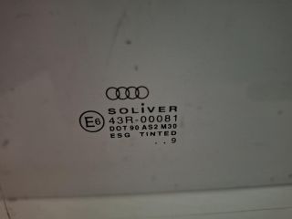 bontott AUDI A6 C5 Bal hátsó Ablak