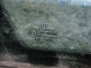 bontott AUDI A6 C5 Bal hátsó Fixüveg (Ajtóban)