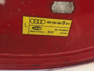 bontott AUDI A6 C5 Bal Hátsó Lámpa