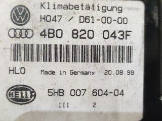 bontott AUDI A6 C5 Fűtés Vezérlő Modul