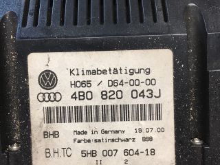 bontott AUDI A6 C5 Fűtéskapcsoló (digit klímás)