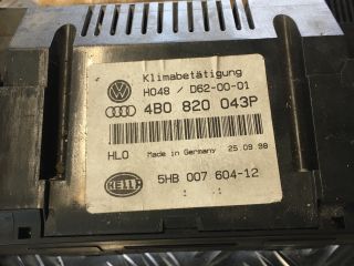 bontott AUDI A6 C5 Fűtéskapcsoló (digit klímás)