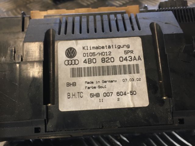 bontott AUDI A6 C5 Fűtéskapcsoló (digit klímás)