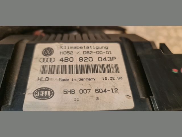bontott AUDI A6 C5 Fűtéskapcsoló (digit klímás)