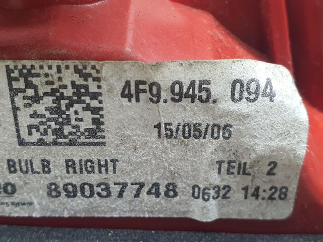 bontott AUDI A6 C5 Jobb Belső Hátsó Lámpa