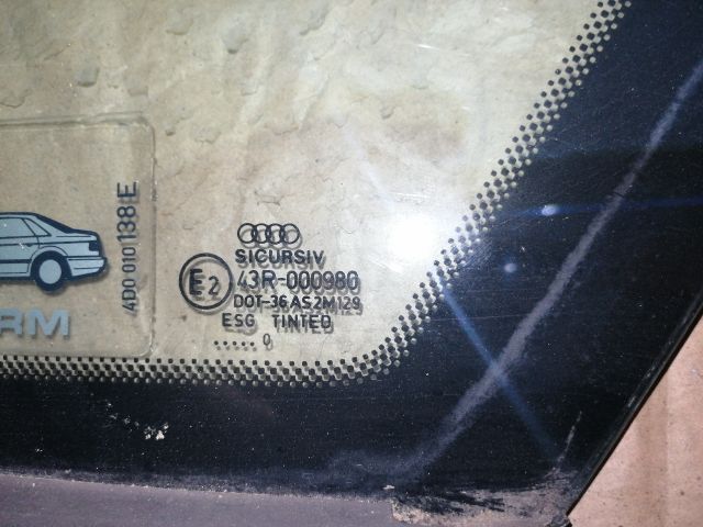 bontott AUDI A6 C5 Jobb C Oszlop Oldalablak Üveg