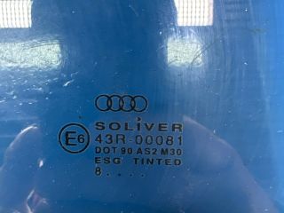 bontott AUDI A6 C5 Jobb hátsó Ablak