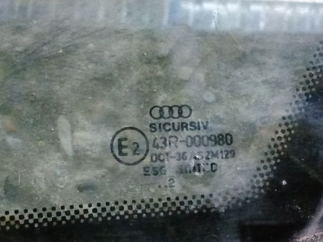 bontott AUDI A6 C5 Jobb hátsó Fixüveg (Ajtóban)