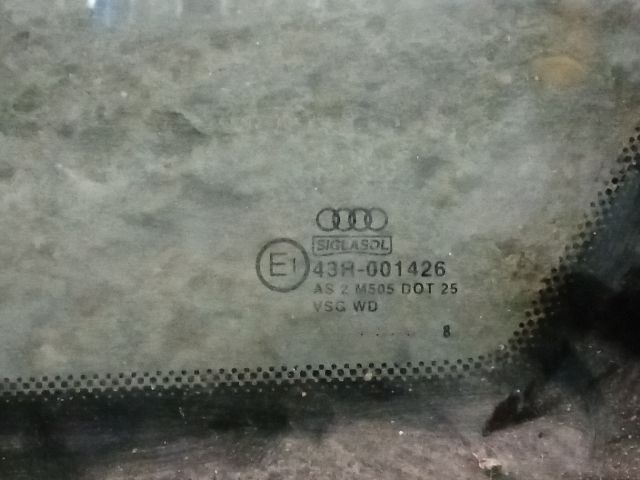 bontott AUDI A6 C5 Jobb hátsó Fixüveg (Ajtóban)