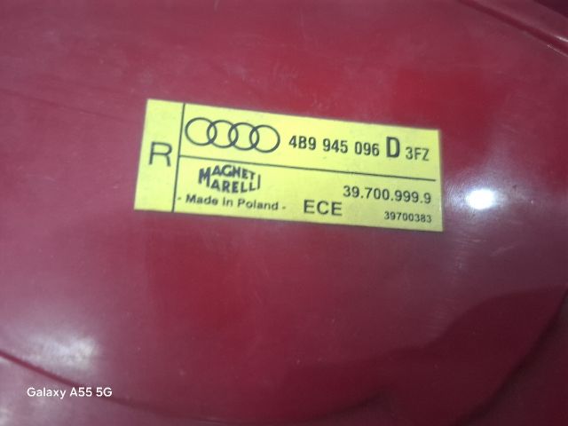 bontott AUDI A6 C5 Jobb Hátsó Lámpa